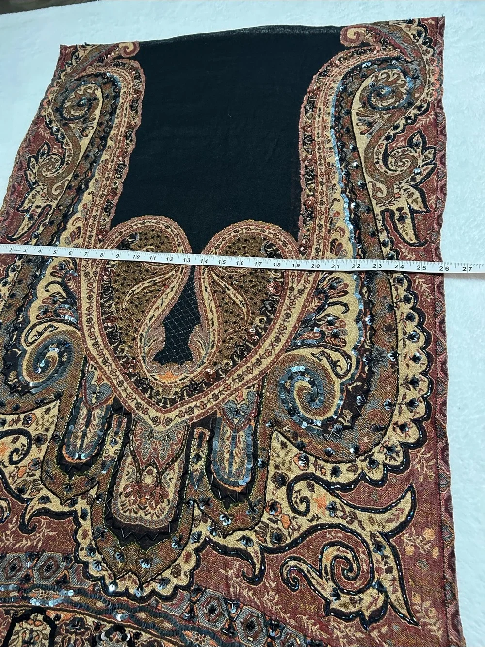 N/A beaded paisley